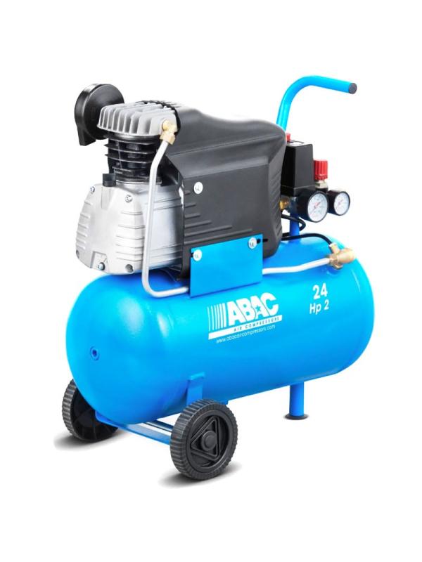COMPRESSORE CARRELLATO 24 LT / HP 2